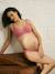 Maternity and nursing bra mocha+old rose 