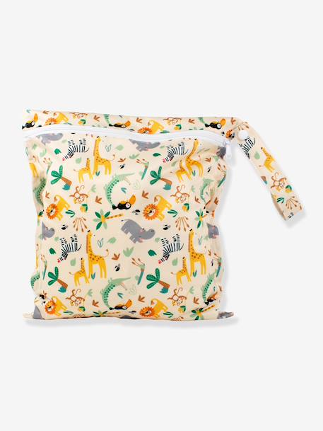 Waterproof wet bag for outings by BAMBINO MIO green 