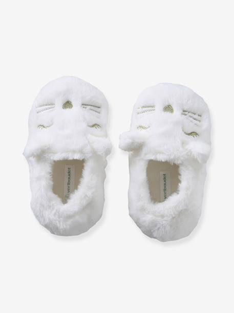 Deer Slippers ecru+pale pink 