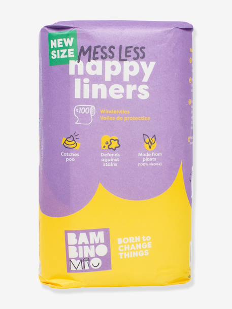 Protective liners x100 by BAMBINO MIO white 