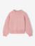 Boxy jumper for girls plum+rose 