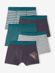 -Pack of 5 boxer shorts for boys