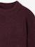 Boxy jumper for girls plum+rose 