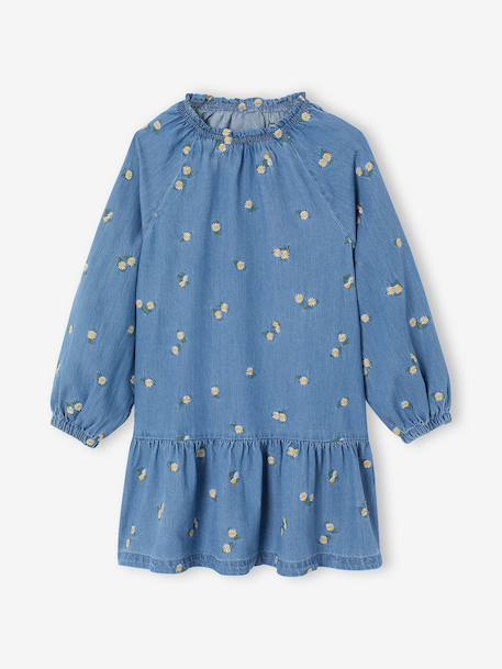Dress for girls denim blue 