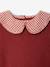 2-in-1 jumper for girls lilac+navy blue+tomato red 