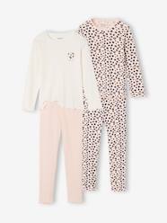 -Pack of 2 long-sleeved pyjamas for girls