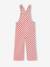 Dungarees in twill for girls sweet pink 