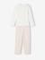 Pyjamas with trousers for girls pale pink 