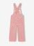 Dungarees in twill for girls sweet pink 