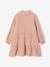 Polka Dot Dress in Cotton Gauze for Girls fir green+pecan nut+plum+sage green 