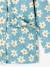 Printed hooded raincoat for girls green+multicoloured+navy blue+vanilla 
