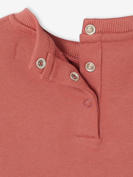Long-sleeved baby Sweatshirt terracotta 