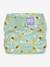 Miosolo all-in-one nappy by BAMBINO MIO green+rose+white 