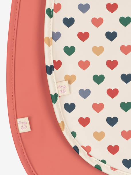 Pack of 2 bibs rose 