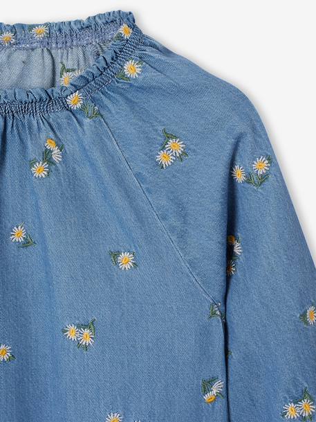 Dress for girls denim blue 