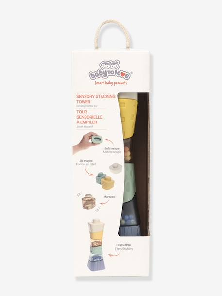 Sensory stacking tower by LITTLE DUTCH multicoloured 