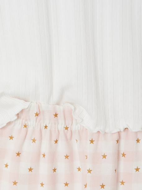 Pyjamas with trousers for girls pale pink 