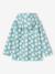 Printed hooded raincoat for girls green+multicoloured+navy blue+vanilla 
