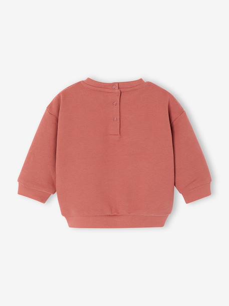 Long-sleeved baby Sweatshirt terracotta 