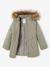 3-in-1 Parka with Hood for Girls black+GREEN DARK SOLID+grey green+khaki+PURPLE MEDIUM SOLID+sage 
