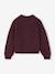 Boxy jumper for girls plum+rose 