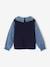 2-in-1 jumper for girls lilac+navy blue+tomato red 
