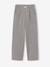 Tailored trousers for girls marl grey+navy blue 
