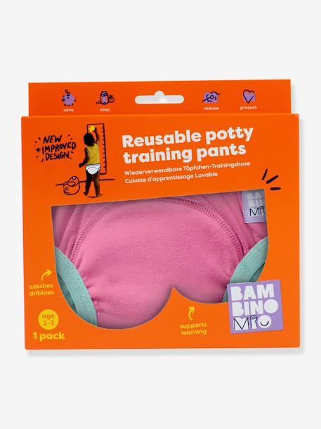 Washable training pants by BAMBINO MIO rose 