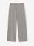 Tailored trousers for girls marl grey+navy blue 