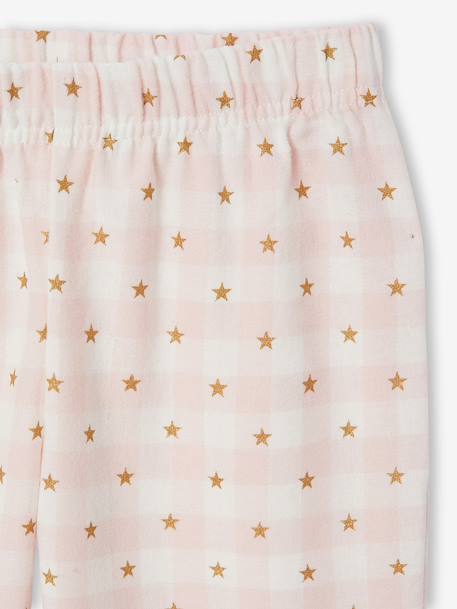 Pyjamas with trousers for girls pale pink 