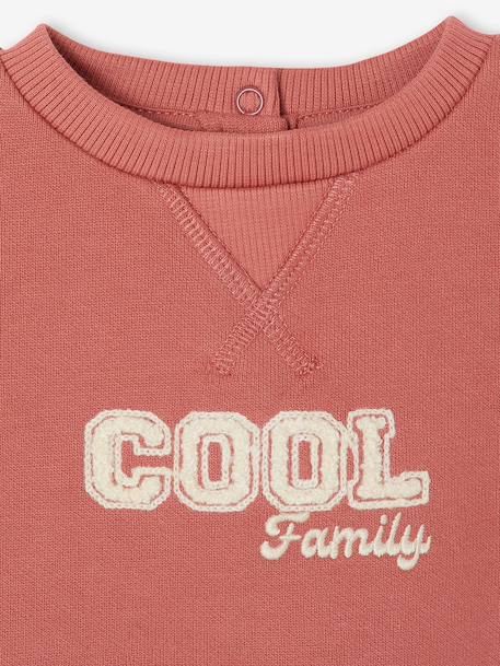 Long-sleeved baby Sweatshirt terracotta 
