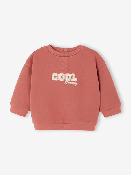 Long-sleeved baby Sweatshirt terracotta 