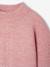 Boxy jumper for girls plum+rose 