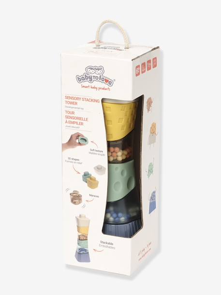 Sensory stacking tower by LITTLE DUTCH multicoloured 