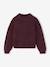 Boxy jumper for girls plum+rose 