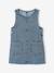 Pinafore dress for girls medium blue 