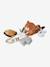 Multisensory Toy with Clip, Tanzania BEIGE MEDIUM SOLID WITH DECOR+brown 