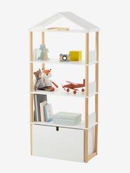 -House-Shaped Bookcase, Woody