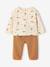 T-shirt and trousers set for baby caramel+green 