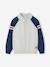 Zip-up cardigan with high neck for boys marl grey 