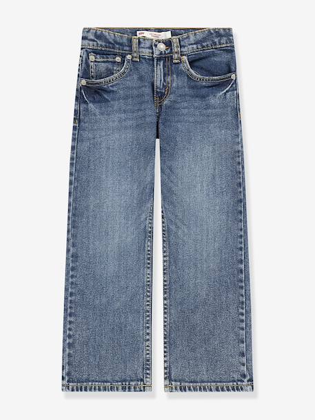 Relaxed straight jeans 555 by LEVI'S bleached denim 