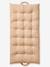 Cotton gingham floor mattress mocha 