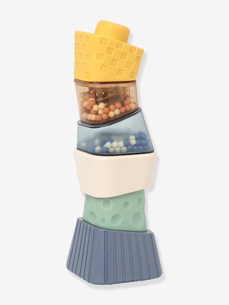 Sensory stacking tower by LITTLE DUTCH multicoloured 