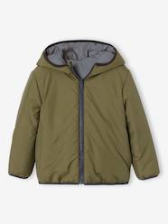 Boys-Reversible hooded jacket for boys