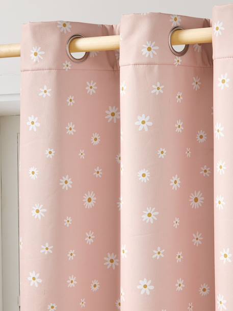 Thermal blackout curtain for kids pale pink 