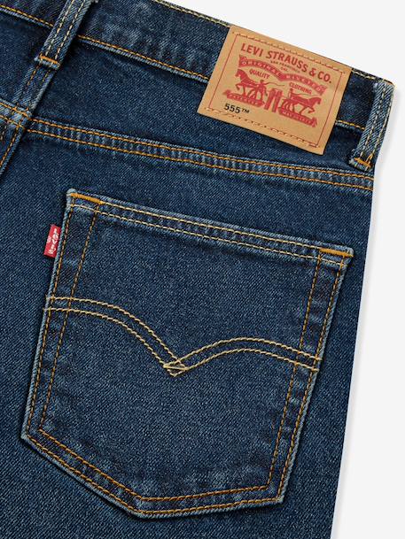 Relaxed straight jeans 555 by LEVI'S brut denim 