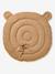 Baby photo mat in cotton muslin mocha 