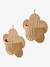 Paper flower wall decorations beige 