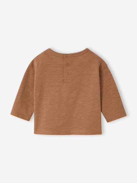 Long-sleeved T-shirt for baby caramel 