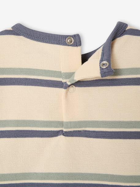 T-shirt and trousers set for baby caramel+green 